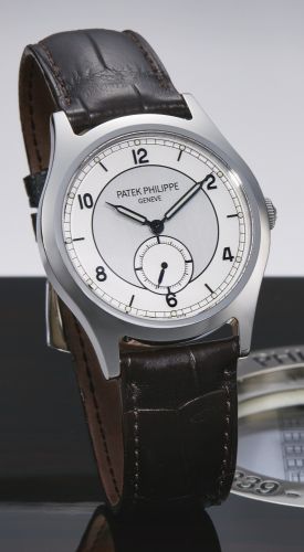 Patek Philippe.A LIMITED EDITION STAINLESS STEEL WRISTWATCH, MADE TO COMMEMORATE THE RE-OPENING OF PATEK PHILIPPE SALON IN GENEVA REF 5565A-001 MVT 1901731 CASE 4381693 CIRCA 2006.A LIMITED EDITION STAINLESS STEEL WRISTWATCH, MADE TO COMMEMORATE THE RE-OP