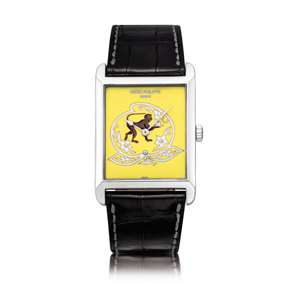 Patek Philippe | Reference 5076, A unique platinum wristwatch with cloisonné enamel dial, Made in 2004 | 百達翡麗 | 型號5076 獨一無二鉑金腕錶，備掐絲琺瑯錶盤，2004年製