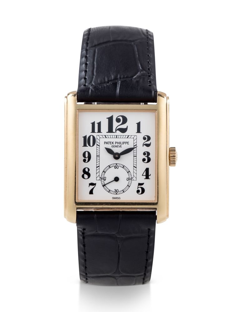 PATEK PHILIPPE | GONDOLO, REF 5014 YELLOW GOLD WRISTWATCH MADE IN 1995