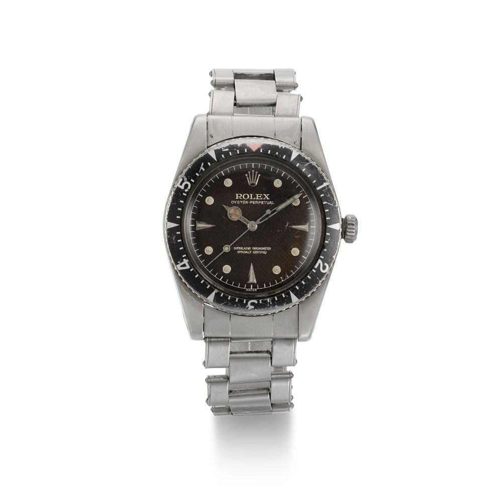 ROLEX | MILGAUSS REF 6541, RARE STAINLESS STEEL AUTOMATIC ANTI MAGNETIC WRISTWATCH WITH BRACELET, CIRCA 1959