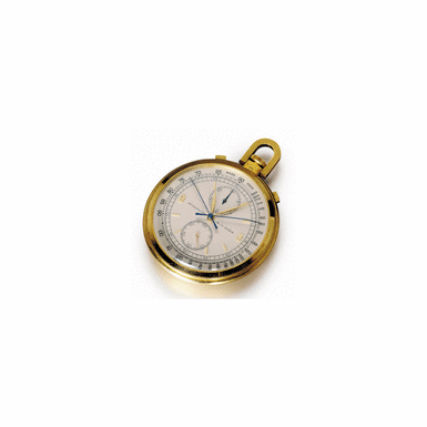 PATEK PHILIPPE & CO., GENEVE, NO. 868881, CI RCA 1960, REF. 755, A RARE GOLD SPLIT SECOND