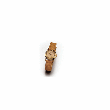 PATEK PHILIPPE & CO. NO.825238 REF.499 1934 A GOLD DOMED LADY'S WRISTWATCH UNUSUAL LUGS