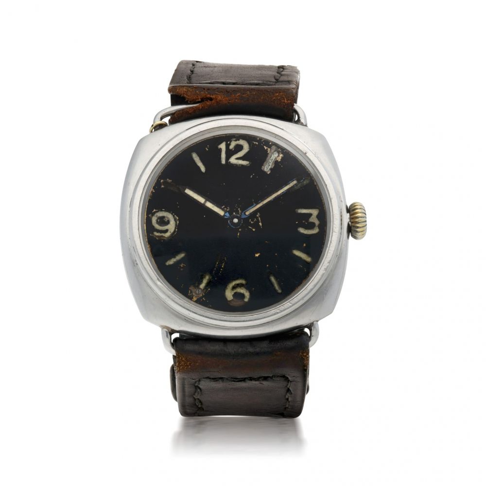 PANERAI/ROLEX | RADIOMIR, REF 3646, STAINLESS STEEL MILITARY DIVERS' WATCH, CIRCA 1940