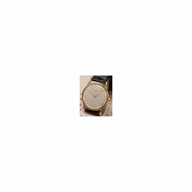 A VERY RARE AND FINE GOLD AUTOMATIC WRISTWATCH WITH WATER-RESISTANT TYPE CASE BACK, PATEK PHILIPPE & CO., GEN