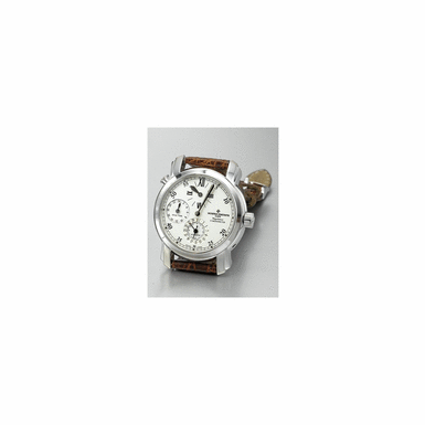 Property from Various Owners - A WHITE GOLD AUTOMATIC DUAL TIME WRISTWATCH WITH REGULATOR STYLE DIAL AND DATE, VACHERON CONSTANTIN, 'MALTE DUAL TIME', CIRCA 2002