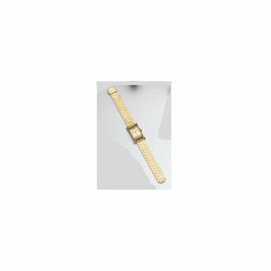 A LADY'S FINE AND RARE GOLD FLARED RECTANGULAR WRISTWATCH, PATEK PHILIPPE & CO., GEN