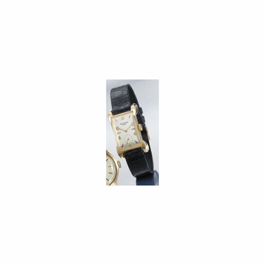 A FINE PINK GOLD RECTANGULAR WRISTWATCH, PATEK PHILIPPE & CO., GEN