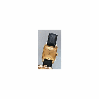 PATEK PHILIPPE - Movement No. 957803, Case No. 554556, Ref. 2409, Circa 1951, A pink gold square wristwatch with unusual lugs