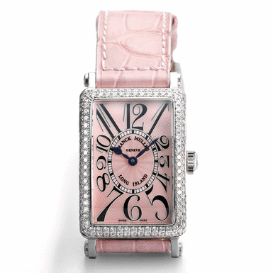 FRANCK MULLER - A LADY'S WHITE GOLD AND DIAMOND-SET WRISTWATCH CIRCA 2005 LONG ISLAND REF 900 QZ D NO 322