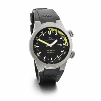 INTERNATIONAL WATCH CO - A TITANIUM AUTOMATIC CENTRE SECONDS WRISTWATCH WITH DATE CIRCA 2009 AQUATIMER 2000 REF 3538