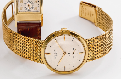Property of a Midwest Collector - PATEK PHILIPPE - AN 18K YELLOW GOLD BRACELET WATCH 1960 REF 2581 MVT 750200 CASE 2608989