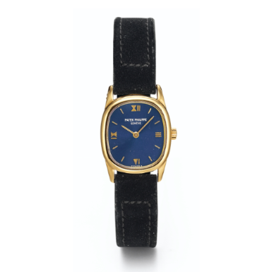 PATEK PHILIPPE - A YELLOW GOLD OVAL WRISTWATCH 1973 REF 4201 MINI ELLIPSE MVT 1265056 CASE 2736744