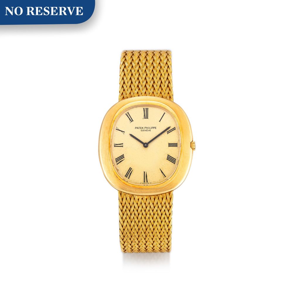 PATEK PHILIPPE | REFERENCE 3589 | A YELLOW GOLD BRACELET WATCH, CIRCA 1975 | 百達翡麗 | 型號3589 黃金鏈帶腕錶，約1975年製