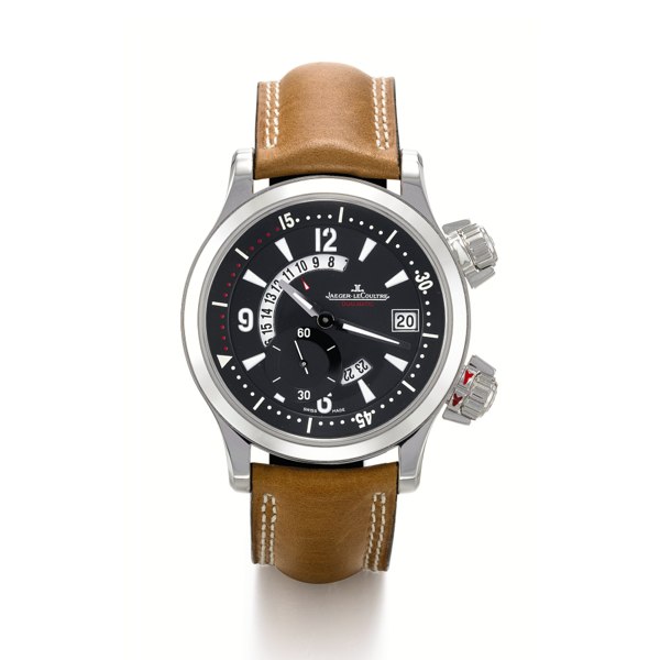 Jaeger-LeCoultre A STAINLESS STEEL AUTOMATIC DUAL TIME WRISTWATCH WITH DATE AND 24-HOUR INDICATION CIRCA 2004 MASTER COMPRESSOR DUALMATIC