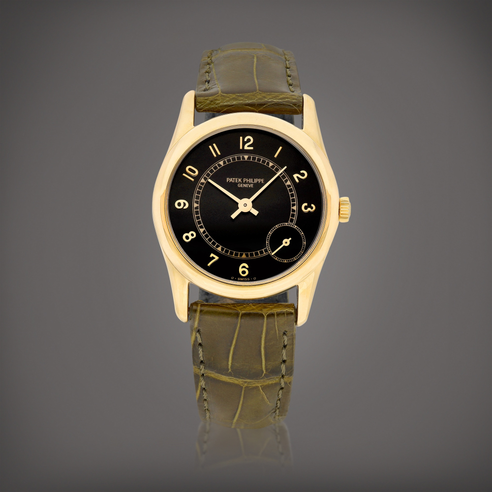 Reference 5000  A yellow gold wristwatch Circa 1996    5000  1996