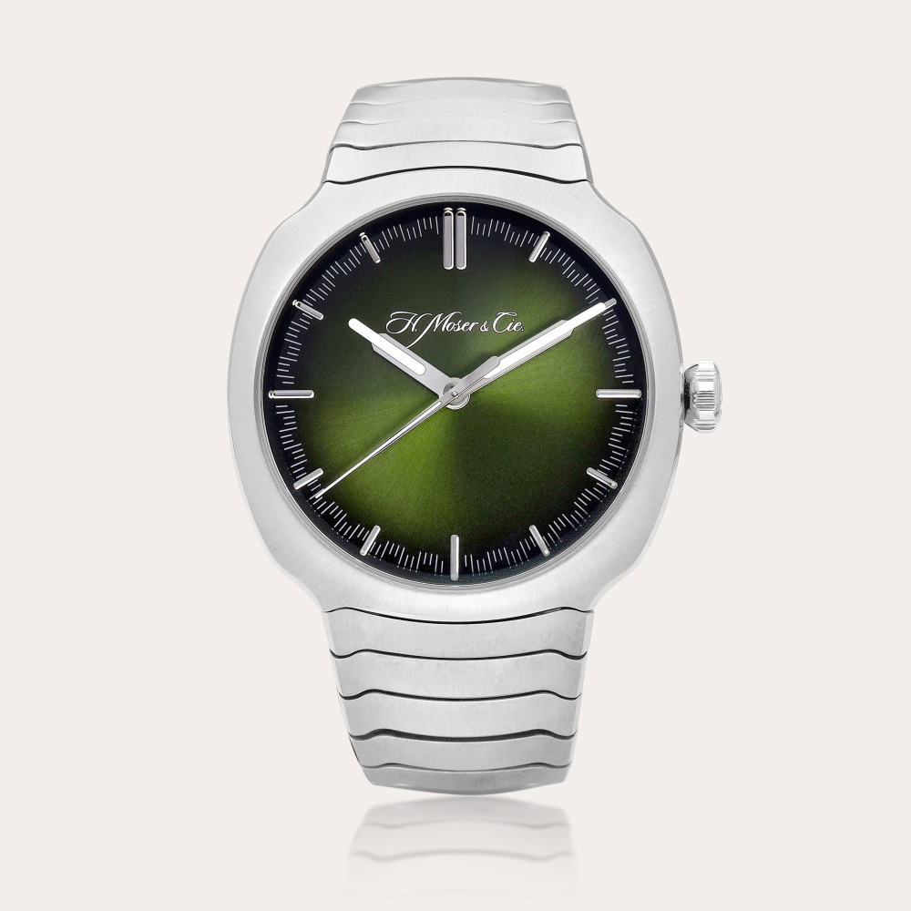 H. Moser & Cie Streamliner, Reference 6200-1200 | A stainless steel bracelet watch, Circa 2021 | 亨利慕時 | Streamliner 型號 6200-1200 | 精鋼鏈帶腕錶，約2021年製