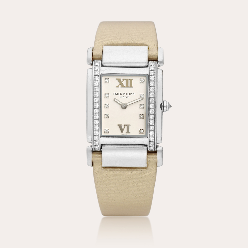 Patek Philippe Twenty~4, Reference 4920 | A white gold and diamond-set wristwatch, Circa 2004 | 百達翡麗 | Twenty~4 型號4920 | 白金鑲鑽石腕錶，約2004年製