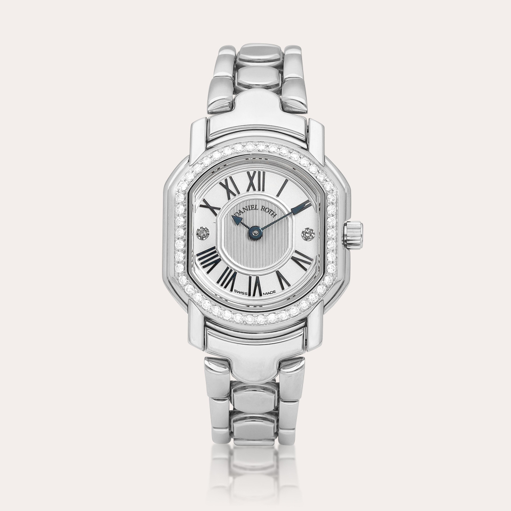 Daniel Roth Reference 518.ST | A stainless steel and diamond-set wristwatch with bracelet, Circa 2010 | 型號518.ST | 精鋼鑲鑽石鏈帶腕錶，約2010年製