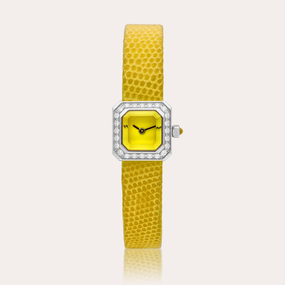 Corum Sugar Cube, Reference 137.425.47 | A stainless steel and diamond-set wristwatch, Circa 2000 | 崑崙 | Sugar Cube 型號137.425.47 | 精鋼鑲鑽石腕錶，約2000年製