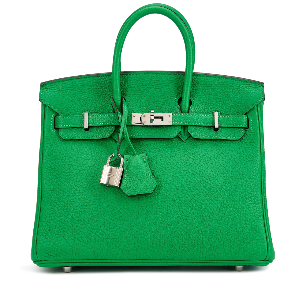 Hermès Bambou Togo Birkin 25 Palladium Hardware, 2014