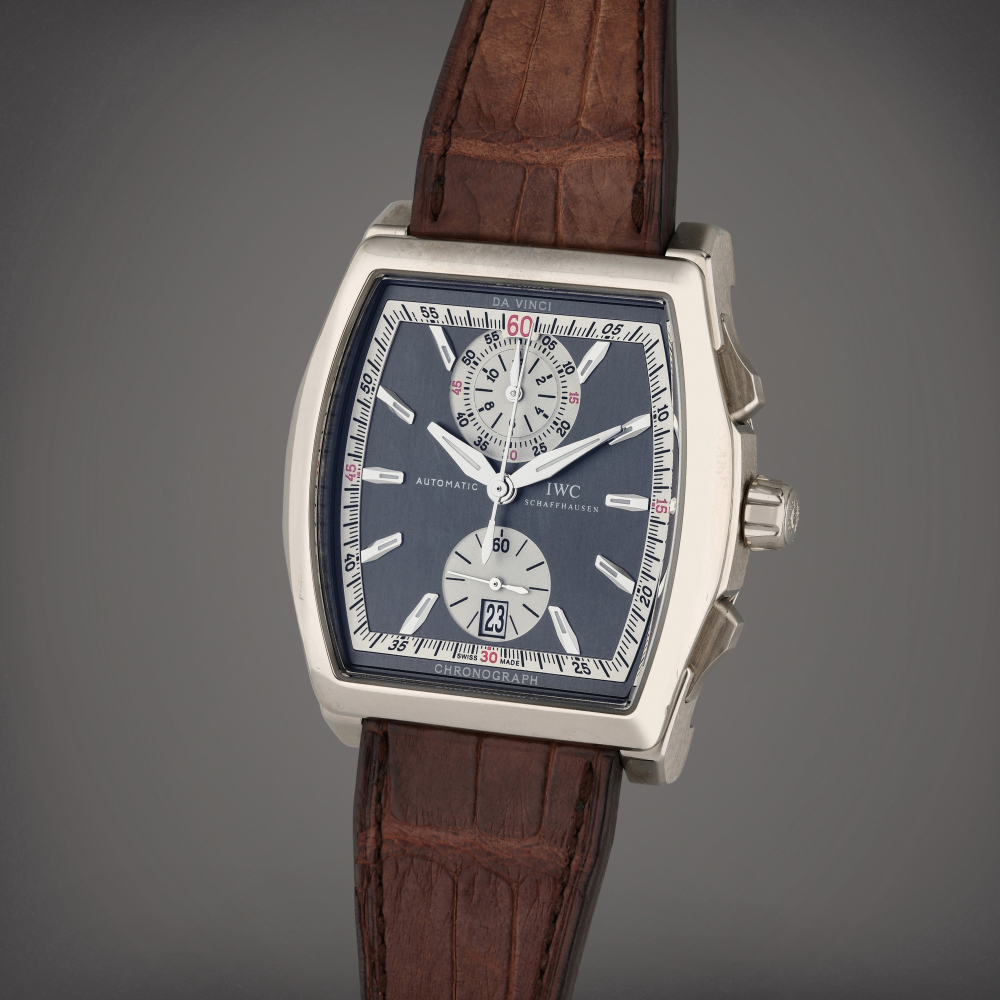 Reference 3764 Da Vinci | A white gold automatic rectangular chronograph wristwatch with date, Circa 2010