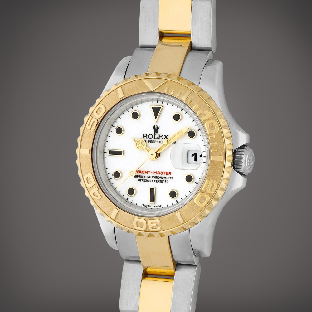 Rolex Reference 69623 Yacht-Master | A stainless steel and yellow gold automatic wristwatch with date and bracelet, Circa 1997