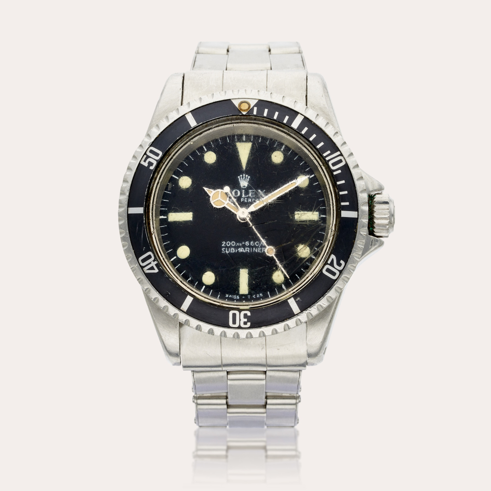 Rolex Reference 5513 Submariner | A stainless steel automatic wristwatch with bracelet, Circa 1967