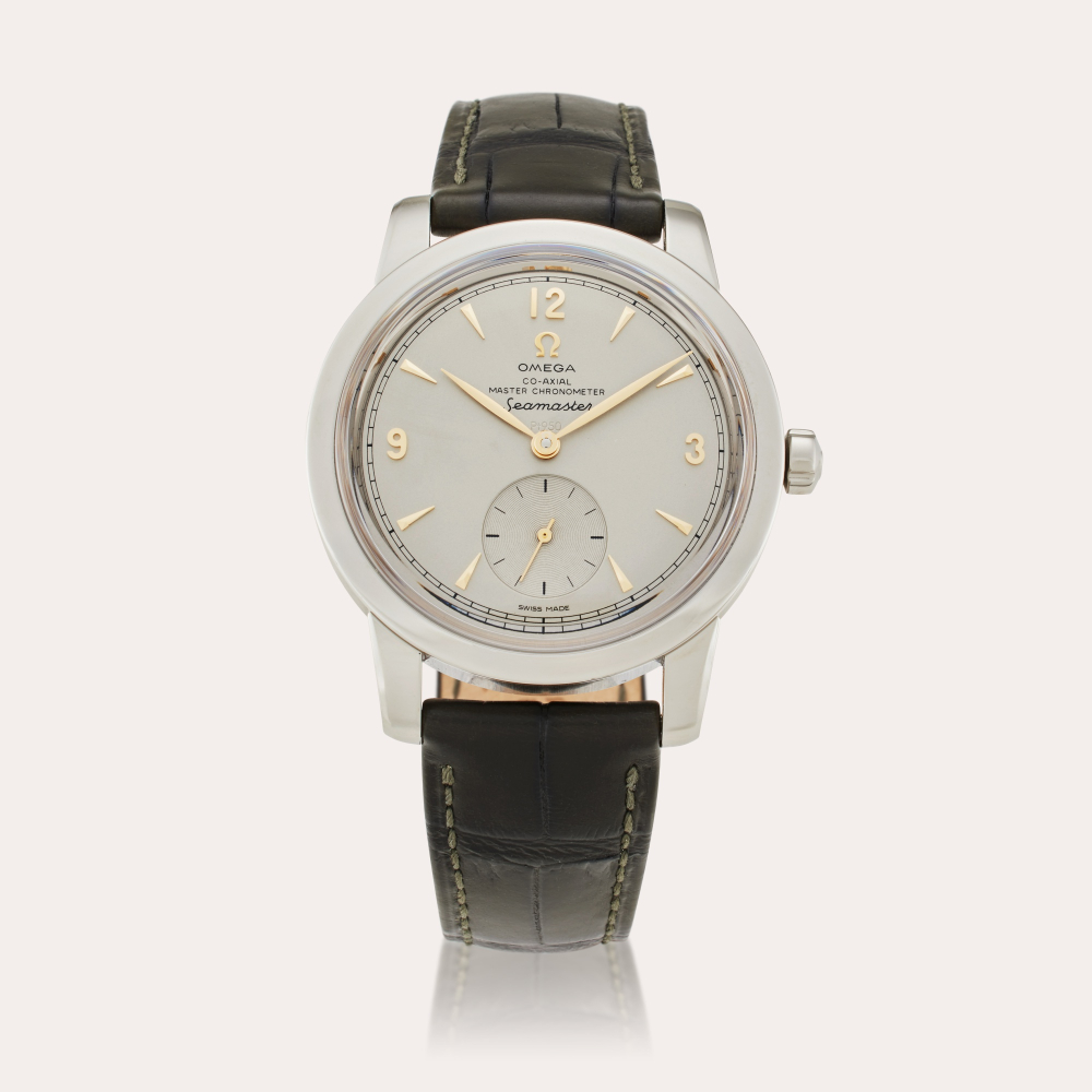 Omega Reference 511.93.38.20.99.001 Seamaster 1948 '70th Anniversary' | A limited edition platinum automatic wristwatch, Circa 2018