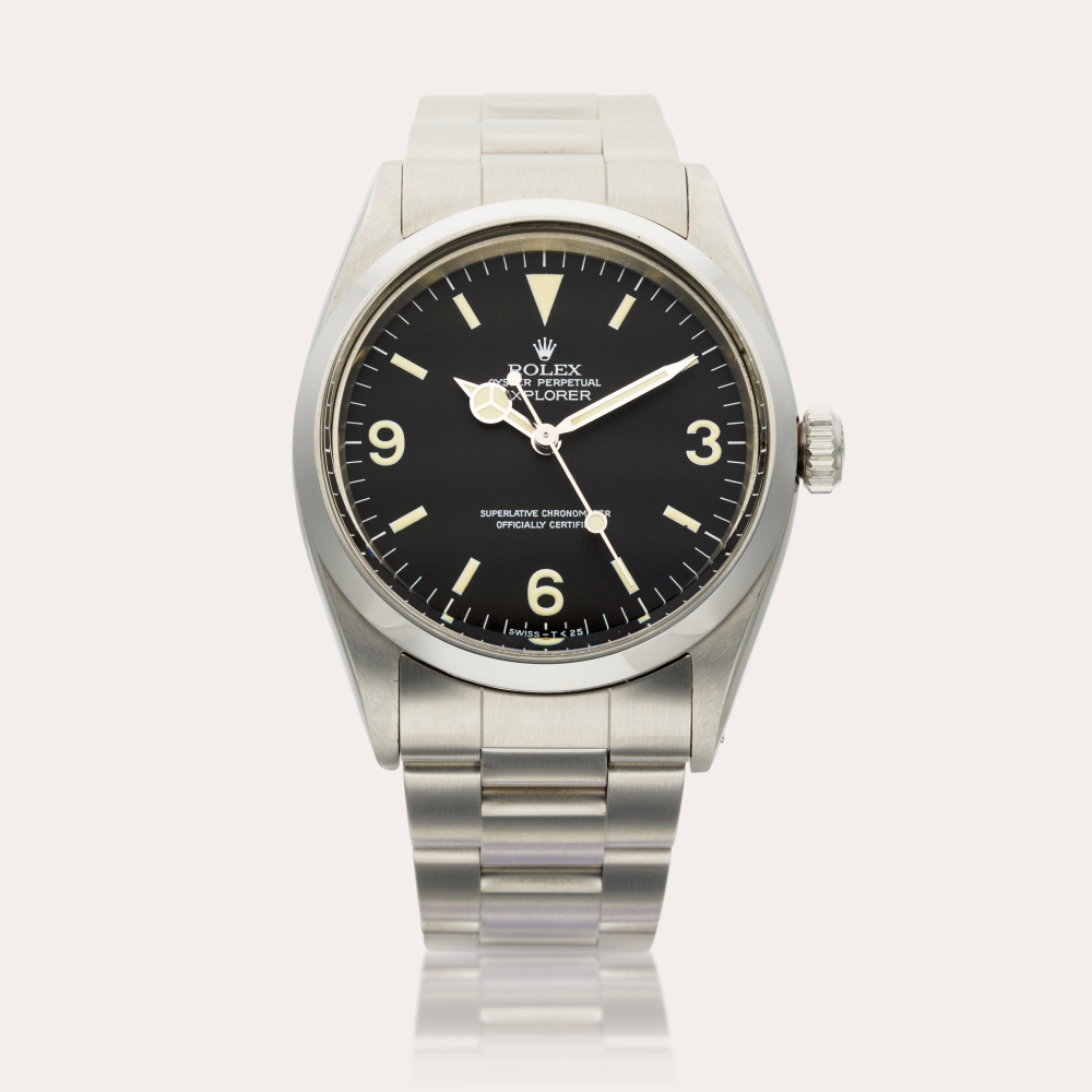 Rolex Reference 1016 Explorer | A stainless steel automatic wristwatch with bracelet, Circa 1960