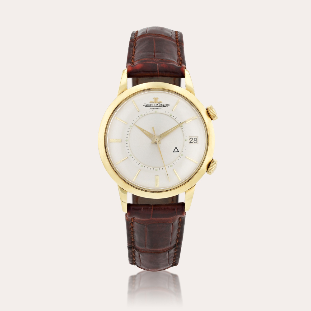 Jaeger-LeCoultreMemovox Montre bracelet en or jaune avec alarme et date | Yellow gold wristwatch with alarm and date Vers 1965 | Circa 1965