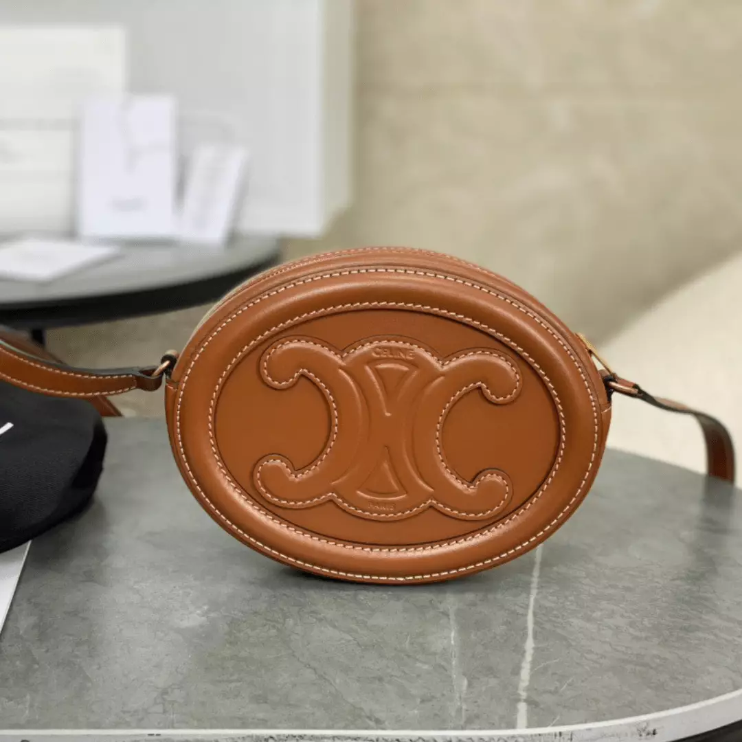 Celine Mini Handbag Replica 11 Brown Soft Leather 16×12.5x4cm