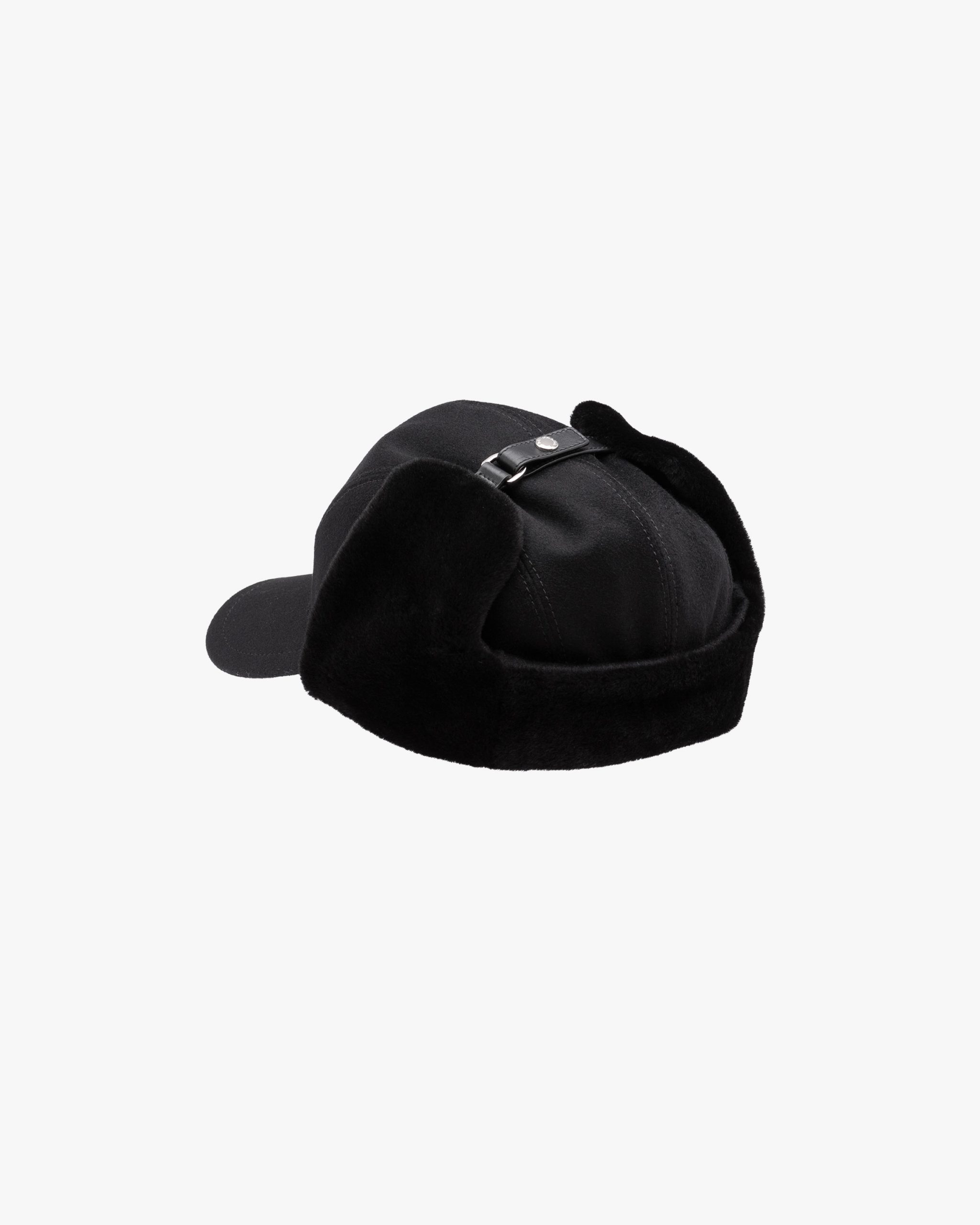 Black Wool Hat - Image 3