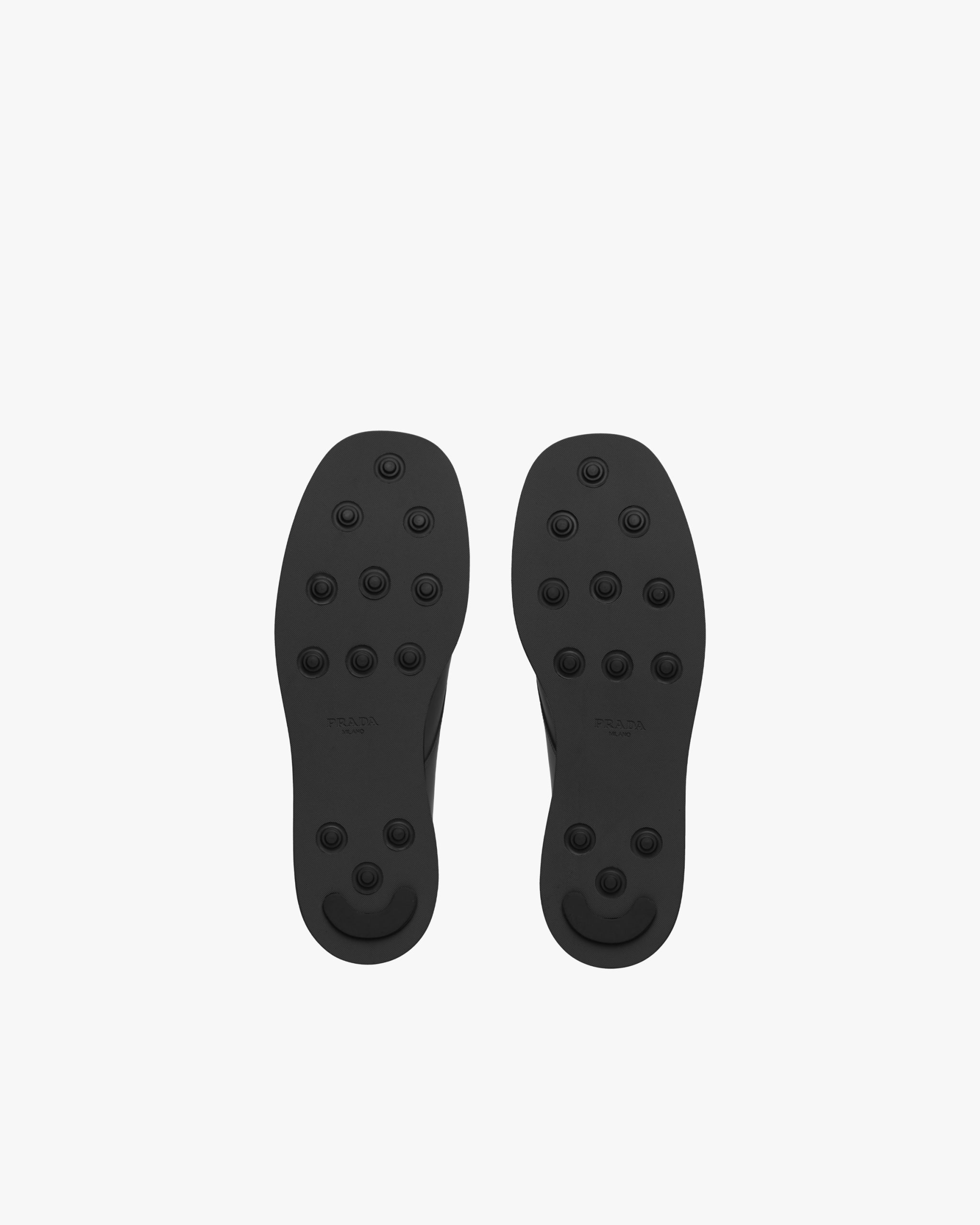 Black Brushed leather Derby shoes - Image 5