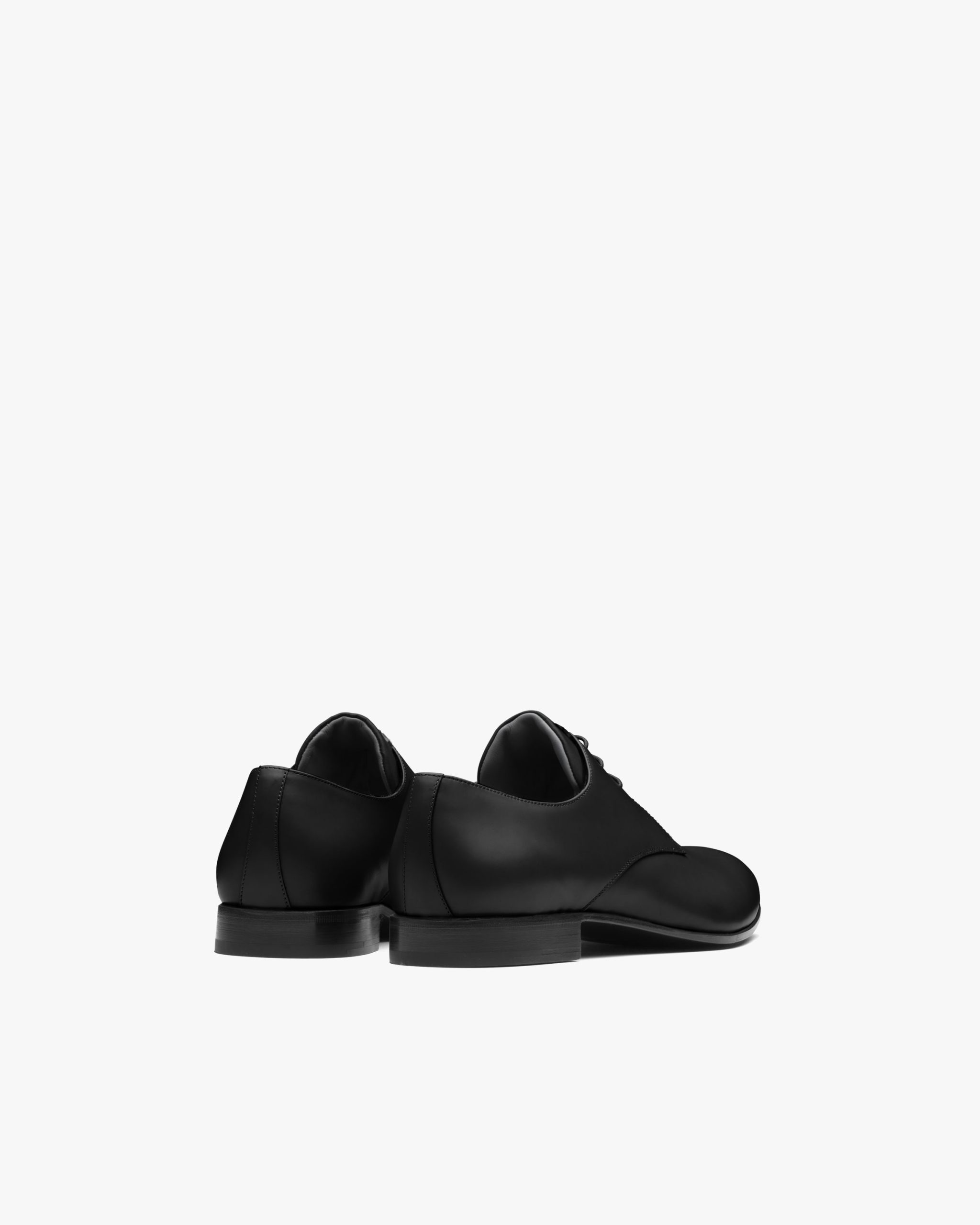 Black Brushed leather derby shoes - Image 3