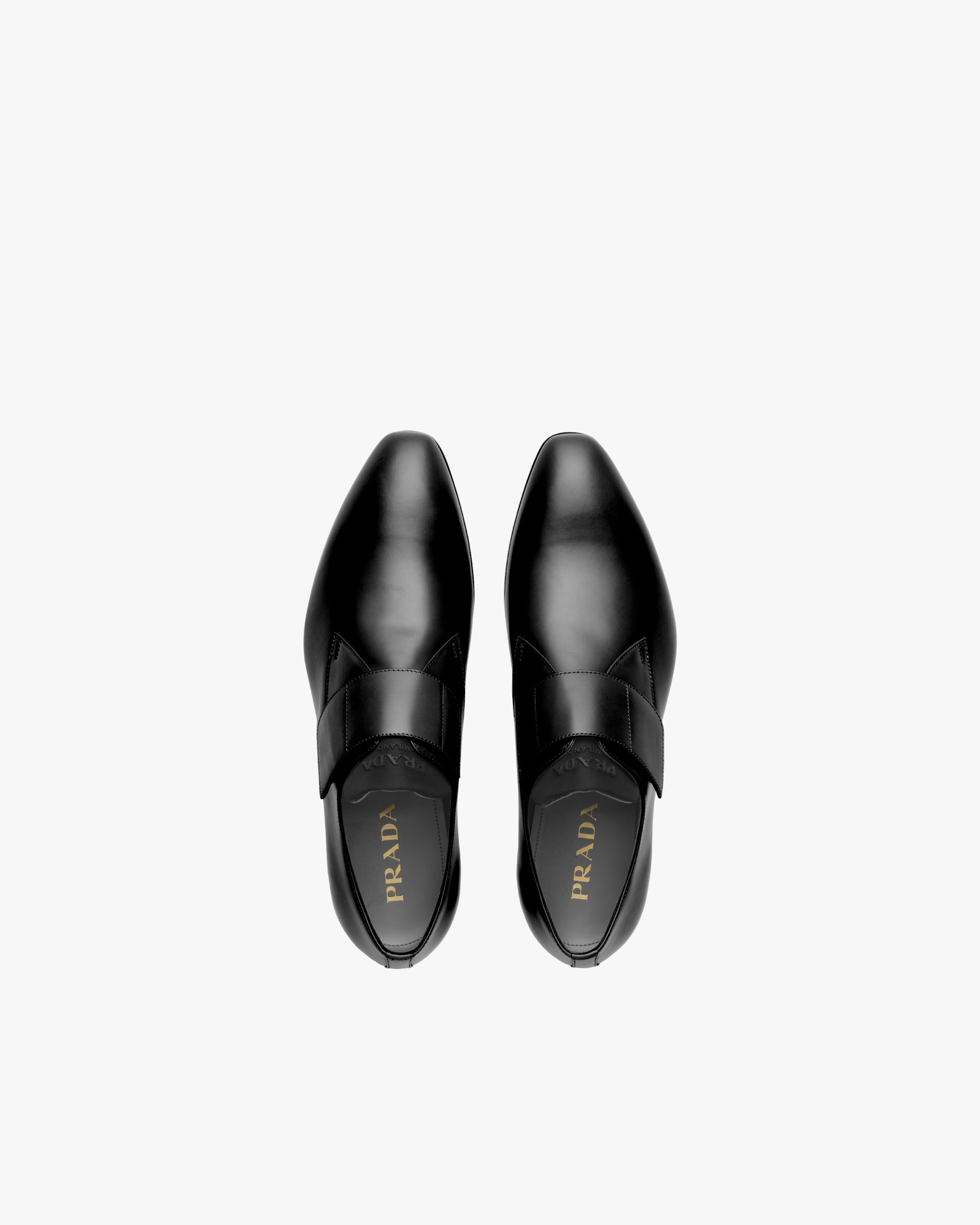 Black Brushed leather derby shoes - Image 3