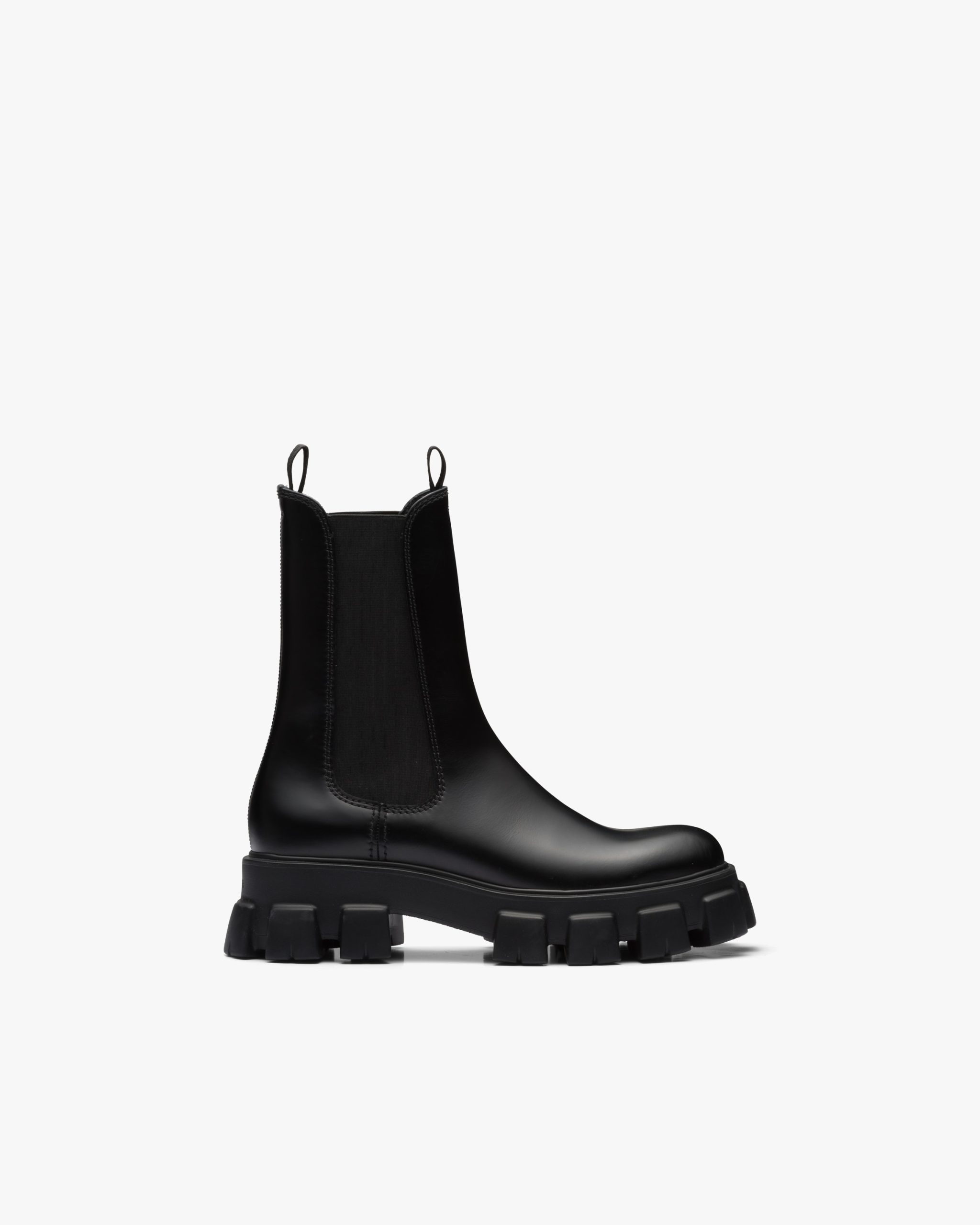 Black Monolith brushed leather Chelsea boots - Image 2