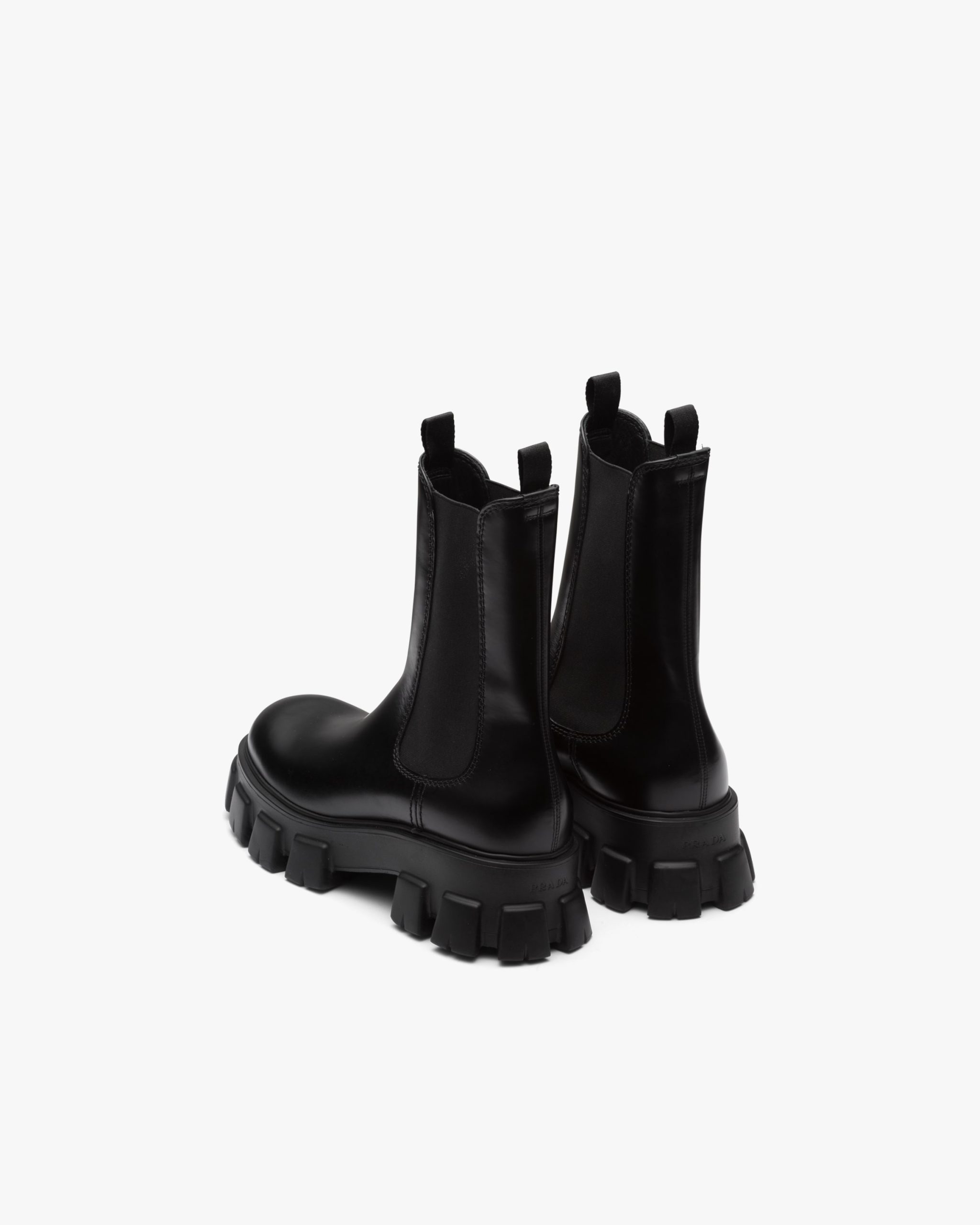 Black Monolith brushed leather Chelsea boots - Image 3