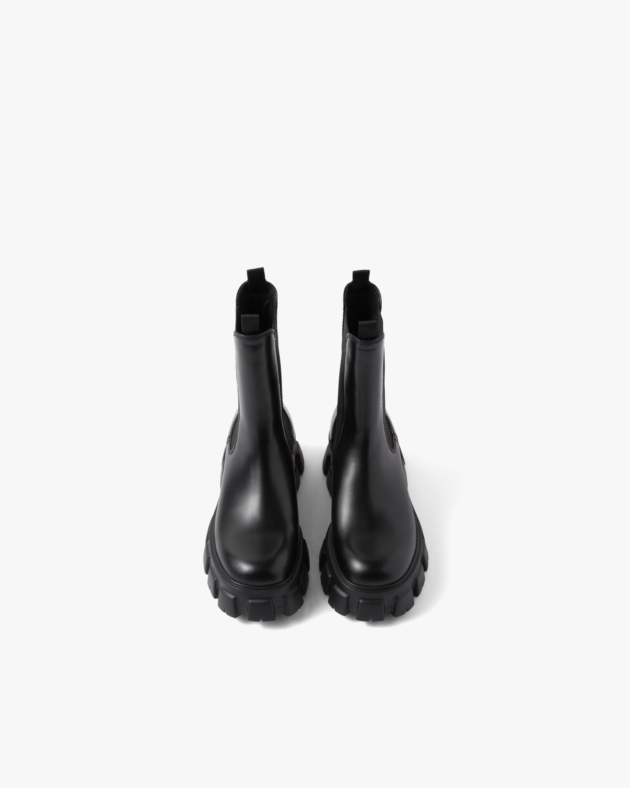 Black Monolith brushed leather Chelsea boots - Image 4