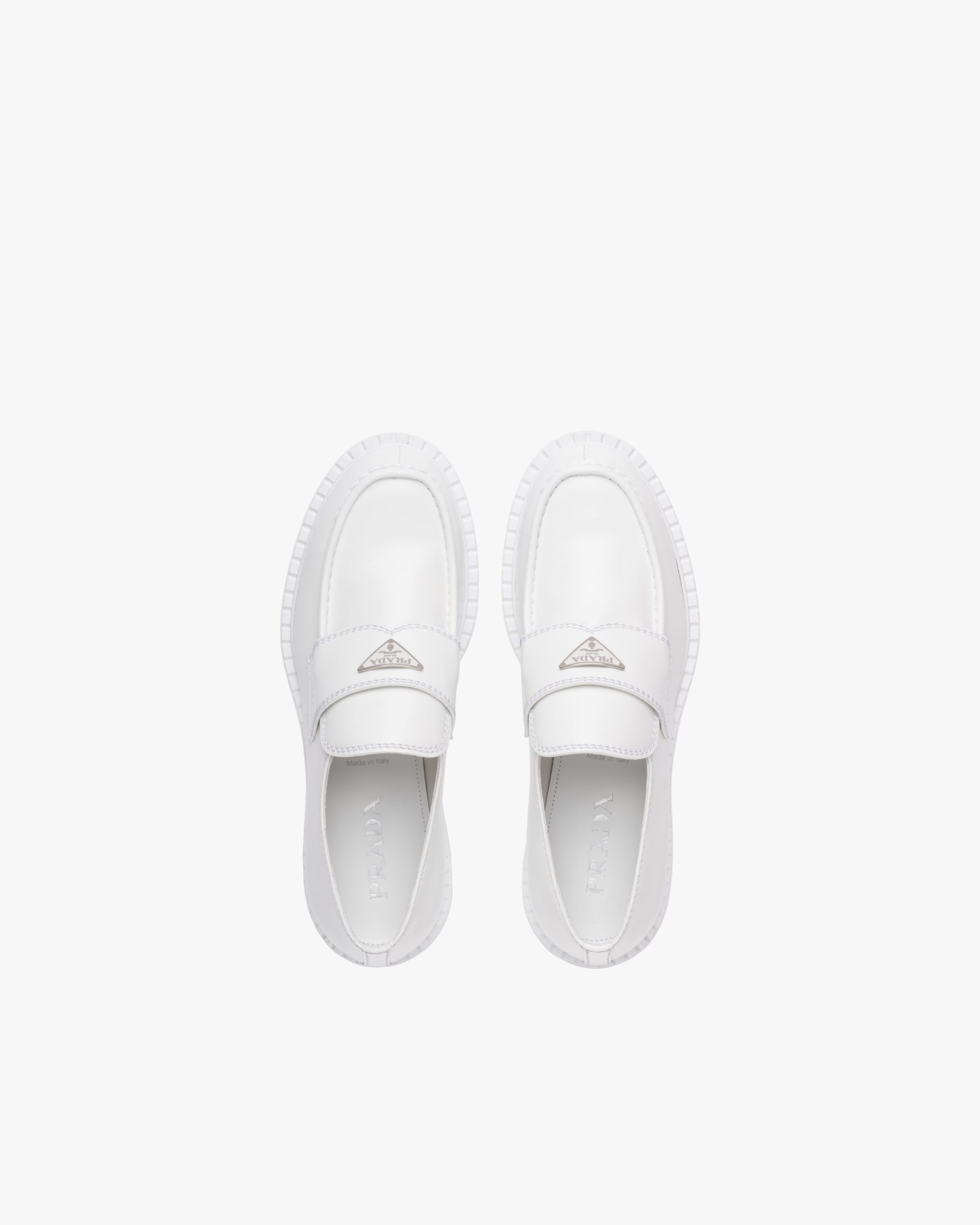 White Chocolate brushed leather loafers - Image 4