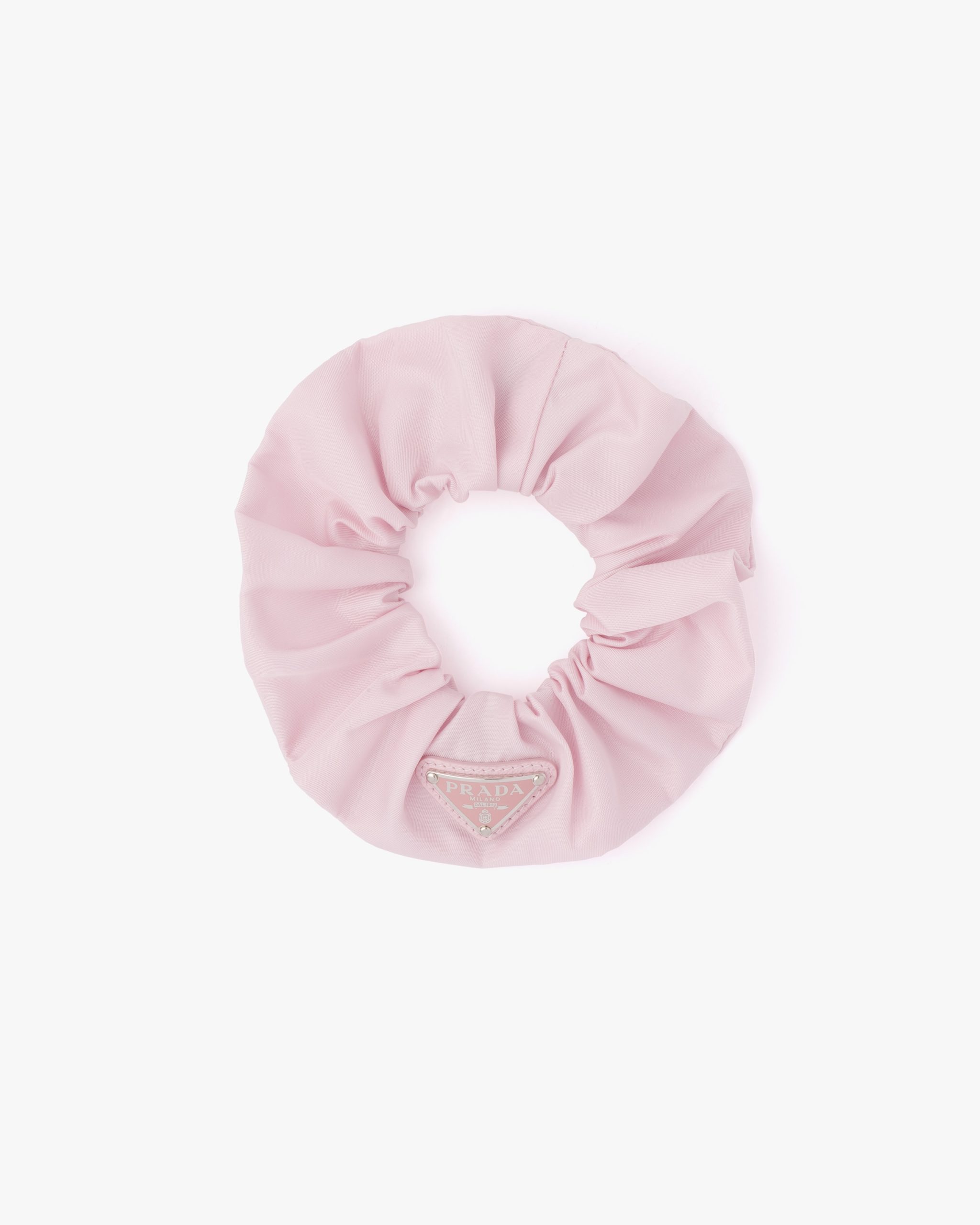 Alabaster Pink Re-Nylon scrunchie