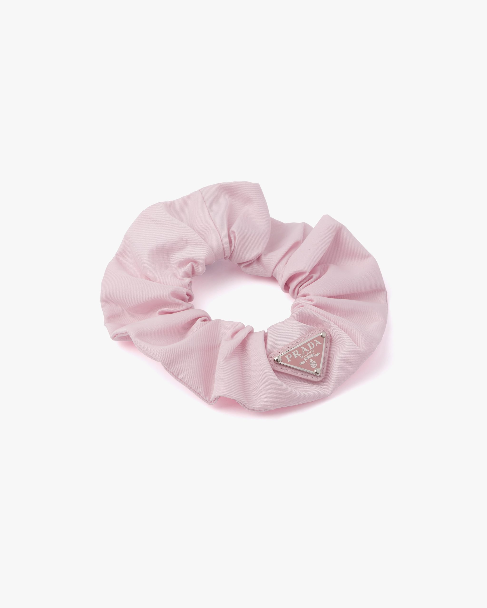 Alabaster Pink Re-Nylon scrunchie - Image 3