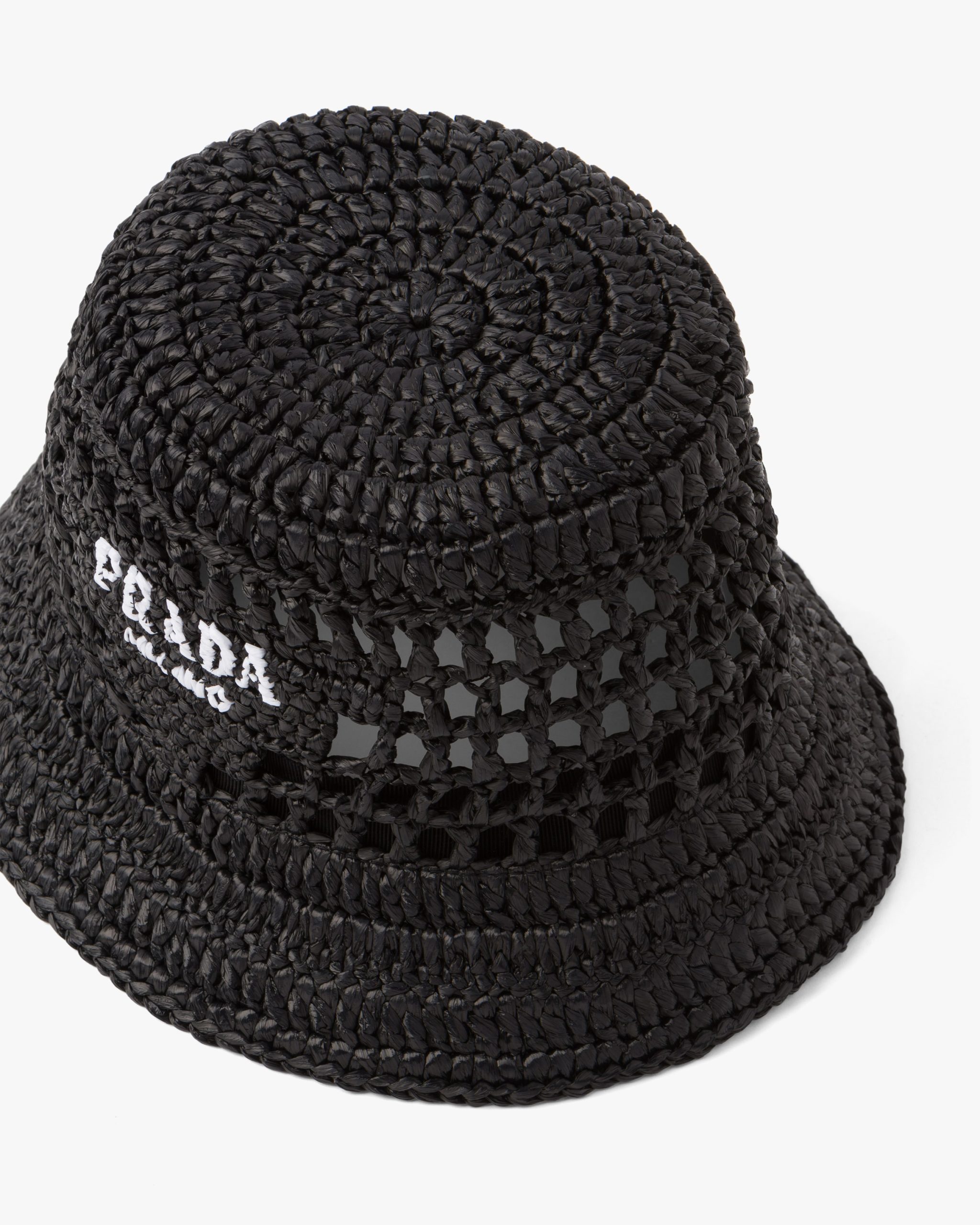 Black Raffia bucket hat - Image 4