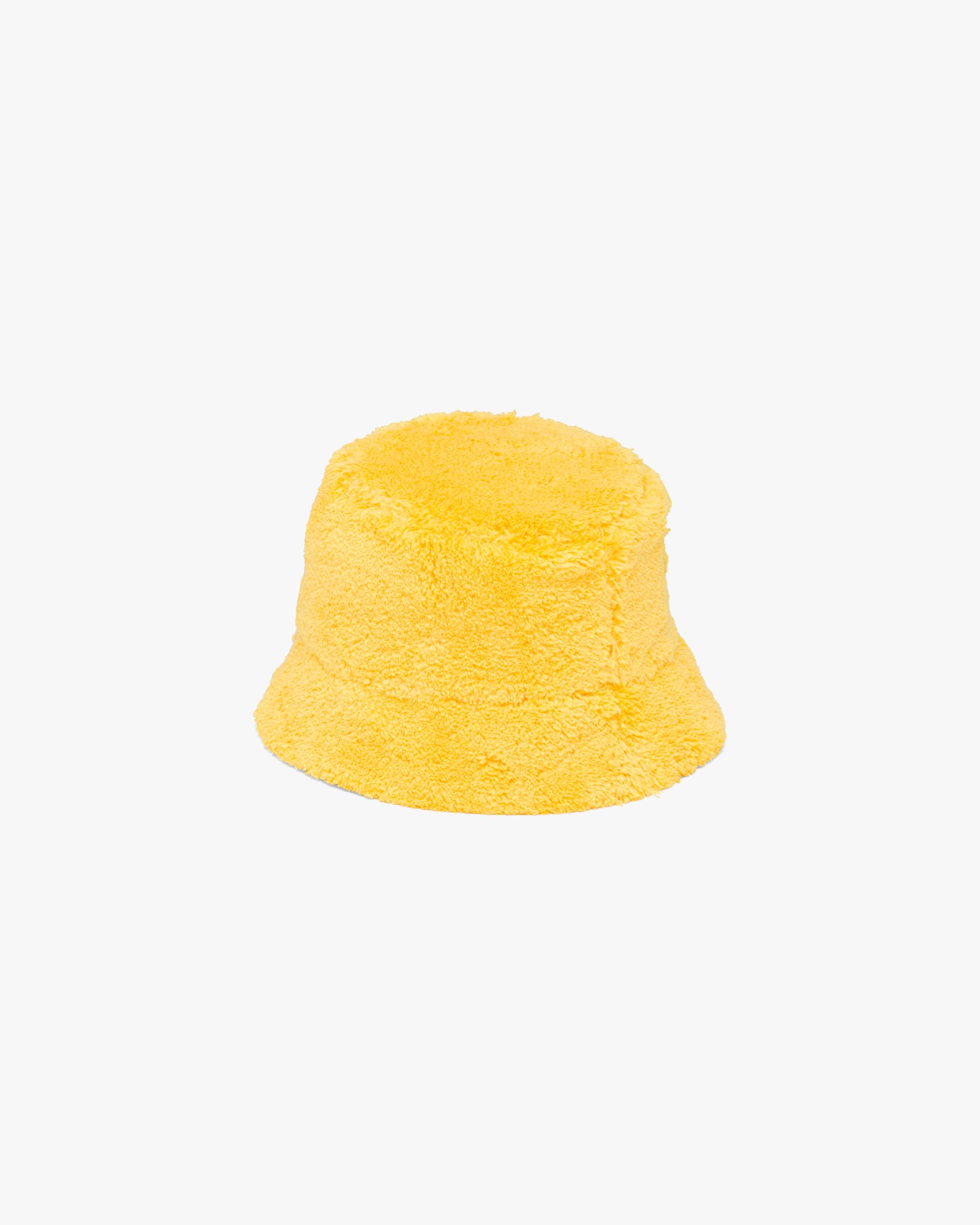 Yellow/black Terrycloth bucket hat - Image 3