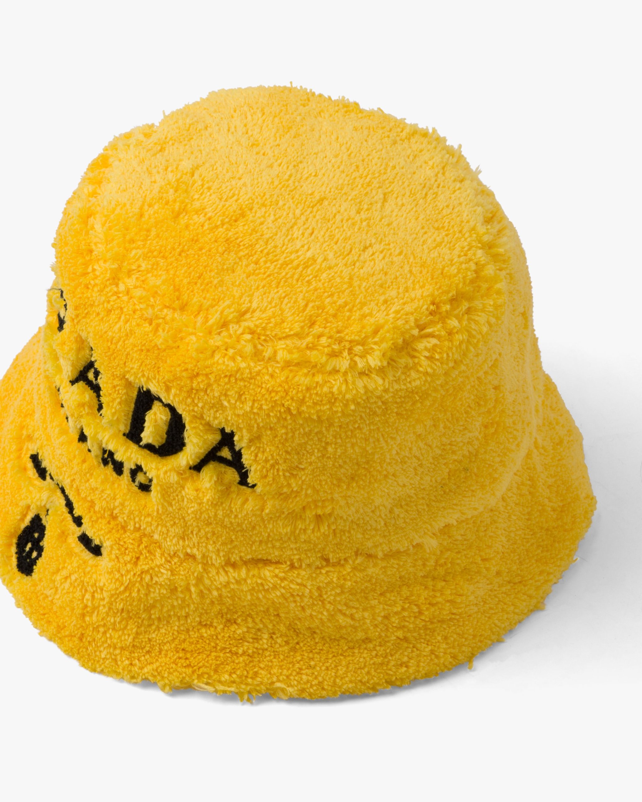 Yellow/black Terrycloth bucket hat - Image 4