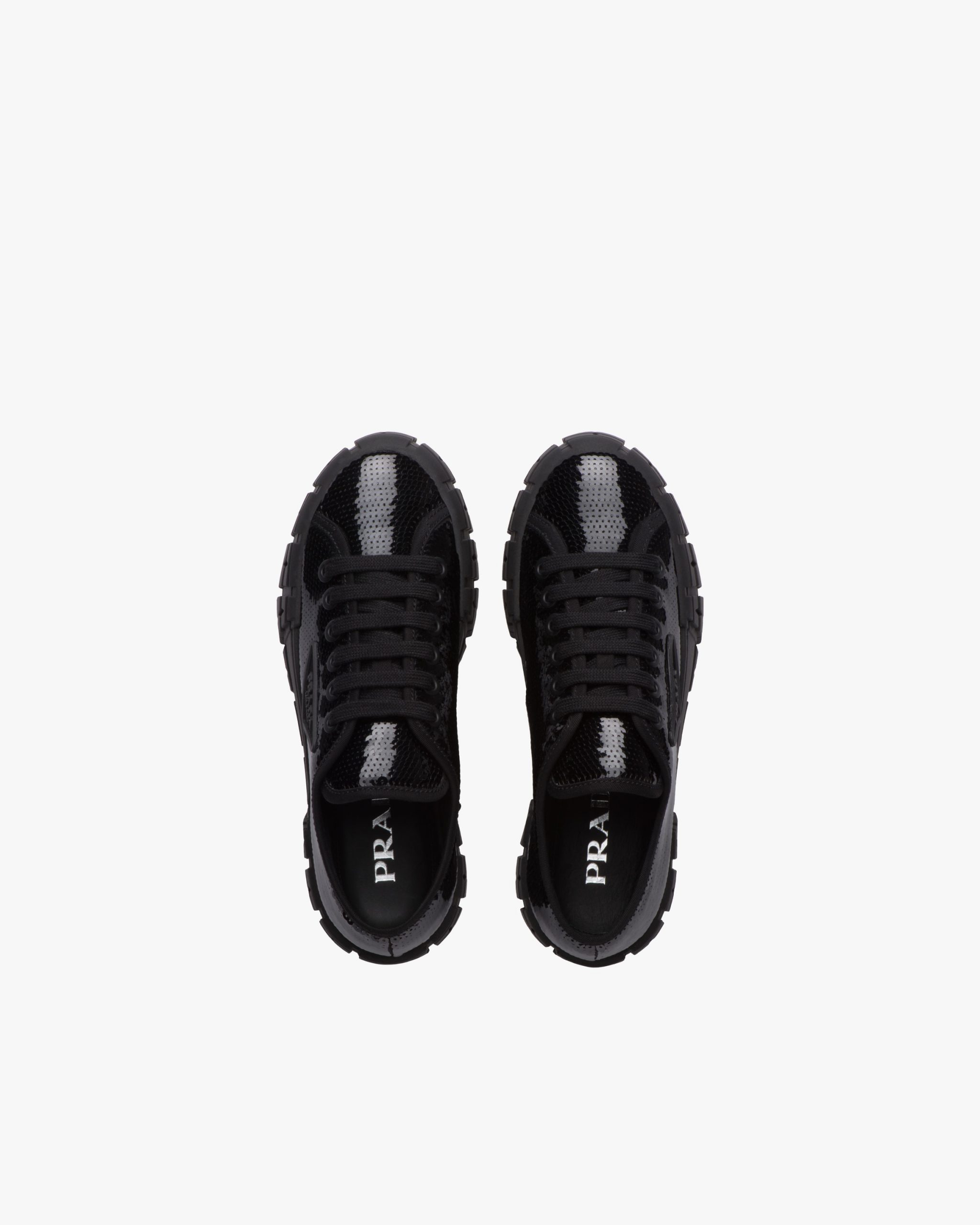 Black Double Wheel sequin sneakers - Image 4