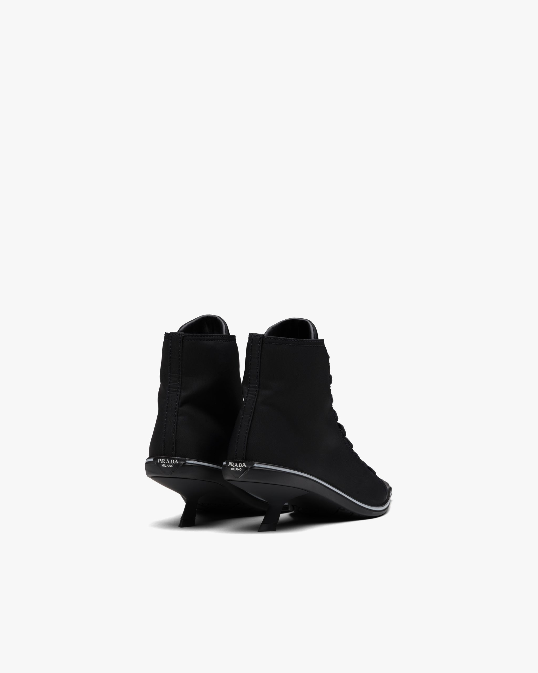 Black Prada Synthesis heeled high-top sneakers - Image 3