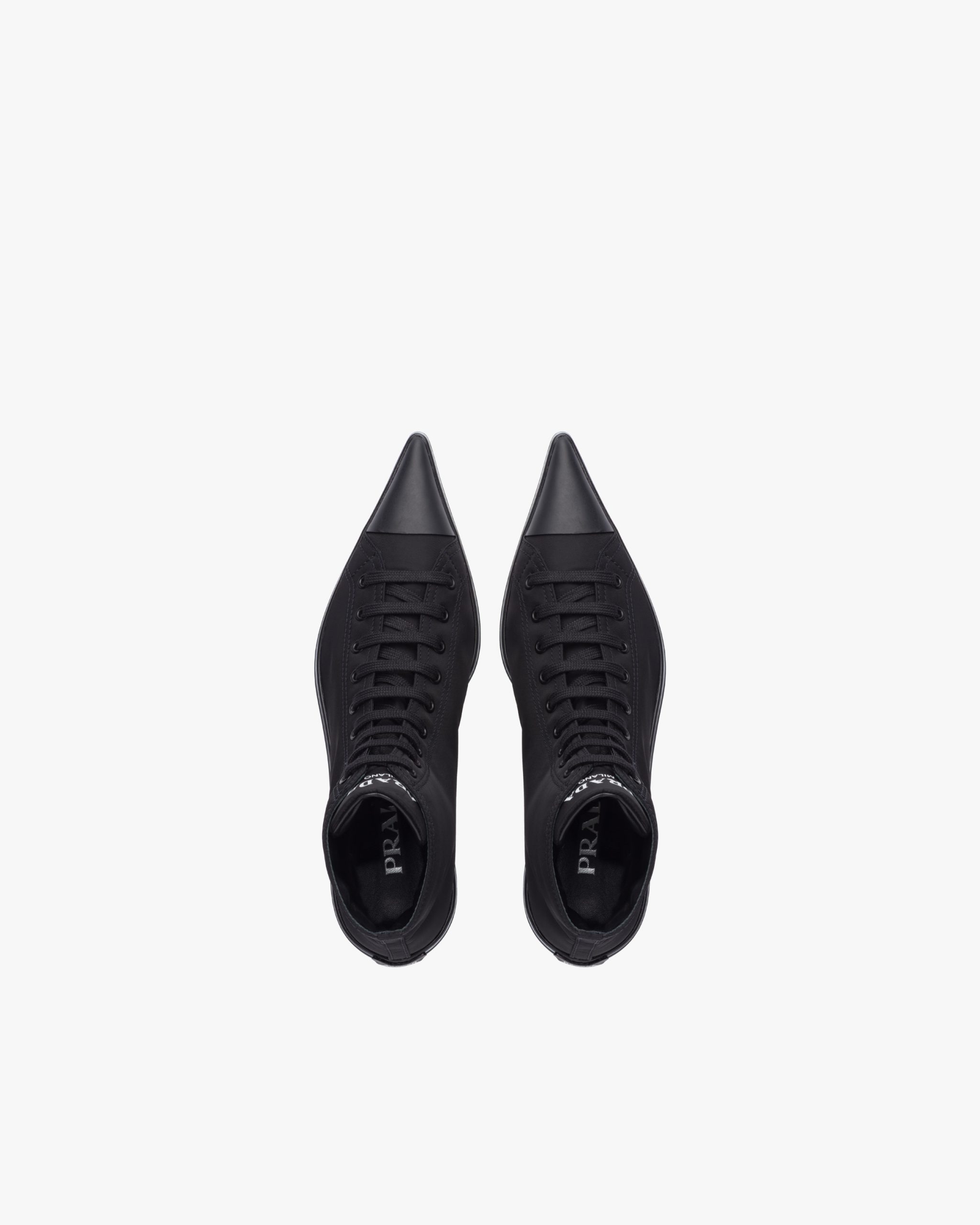 Black Prada Synthesis heeled high-top sneakers - Image 4