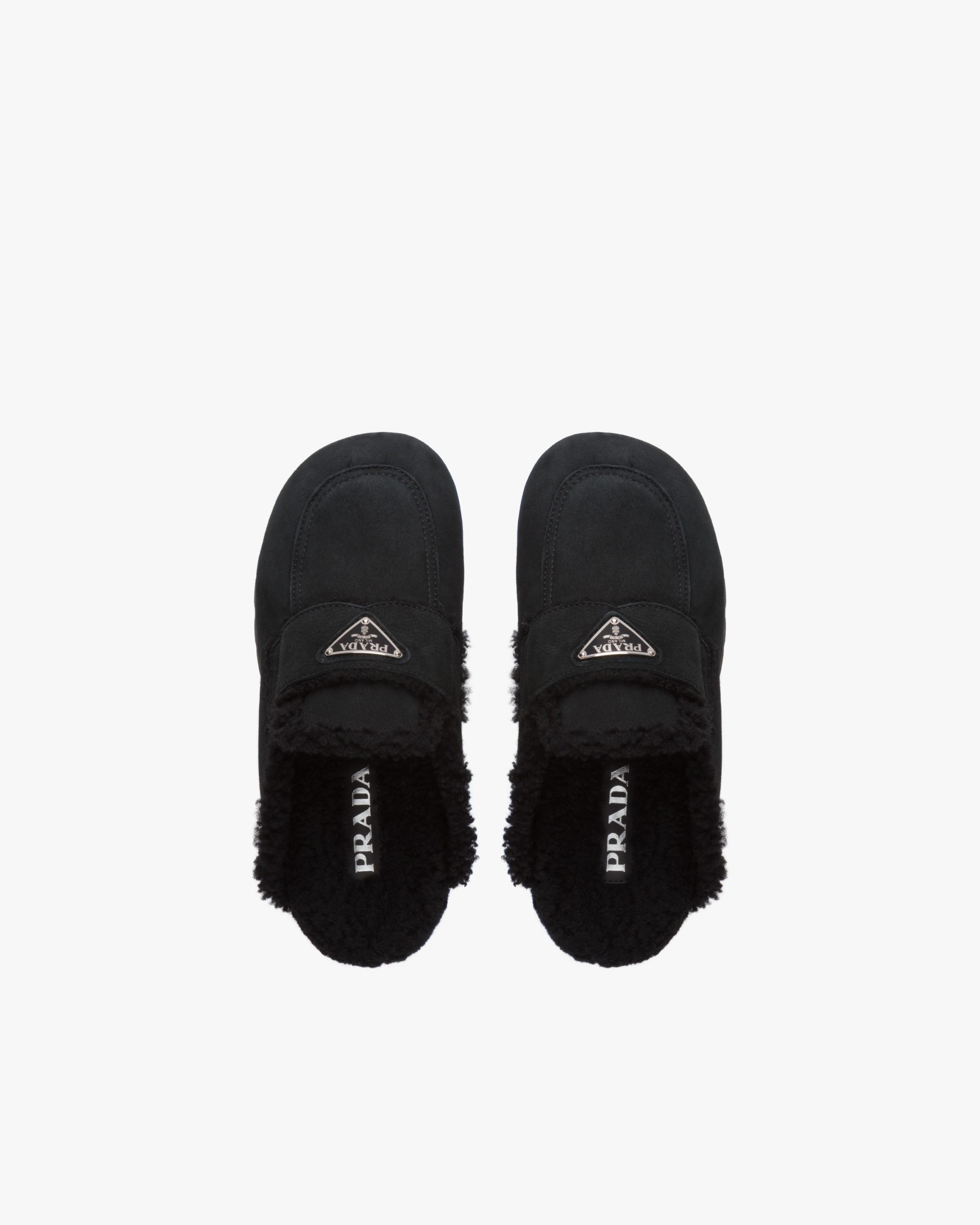 Black Shearling slippers - Image 4