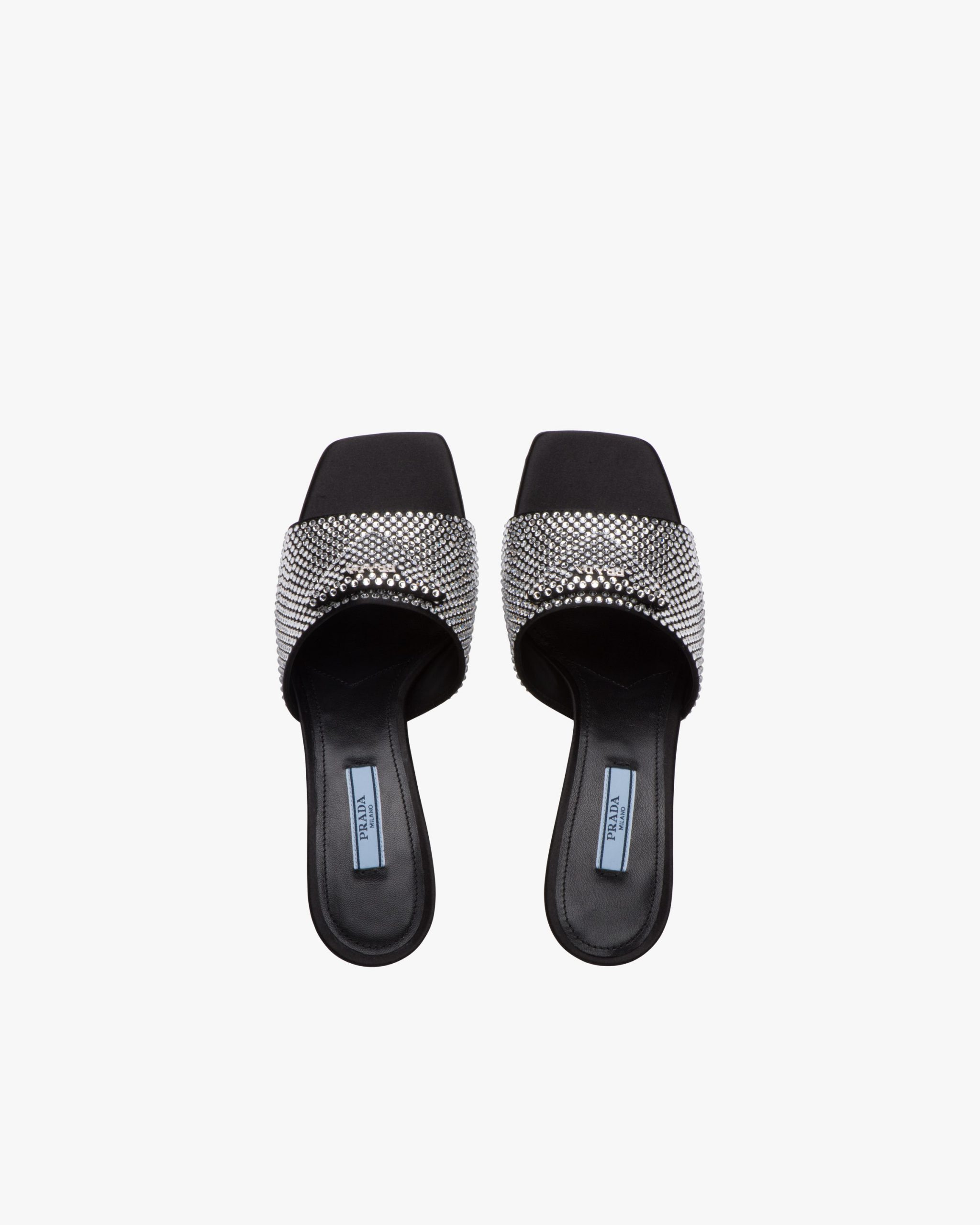 Crystal Satin sandals with crystals - Image 4