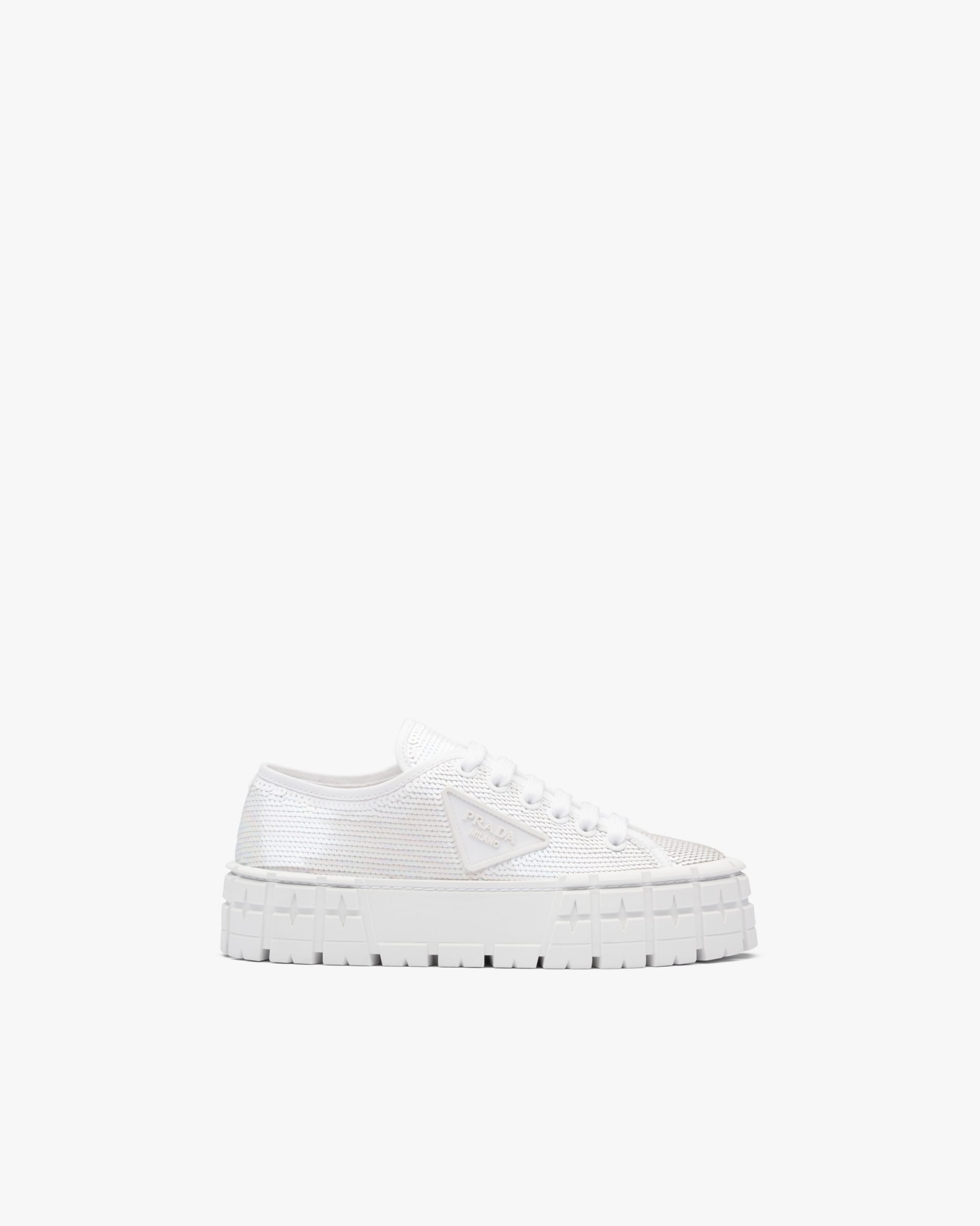 White Double Wheel sequin sneakers - Image 2